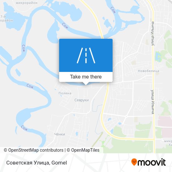 Советская Улица map