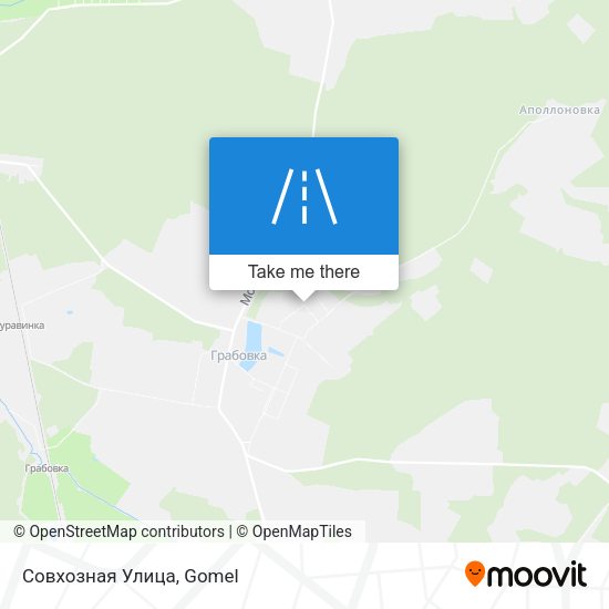 Совхозная Улица map