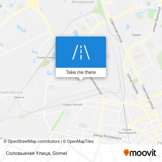 Соловьиная Улица map