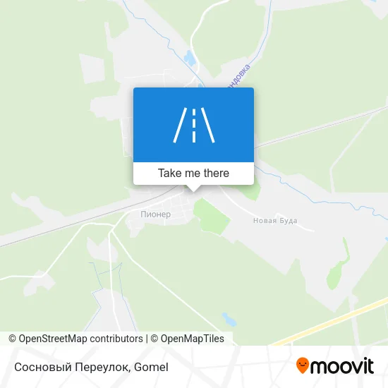 Сосновый Переулок map