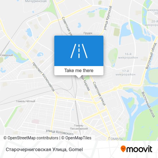Старочерниговская Улица map