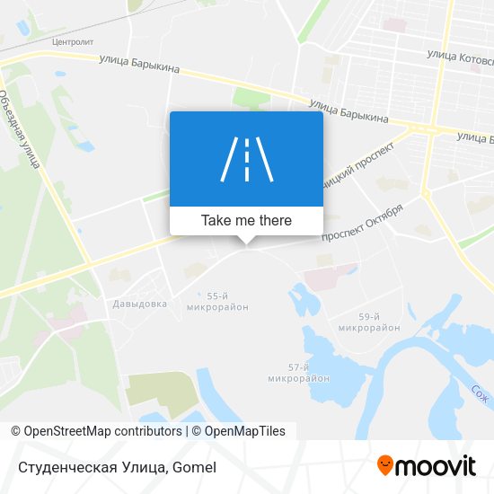 Студенческая Улица map