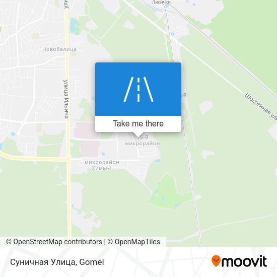 Суничная Улица map