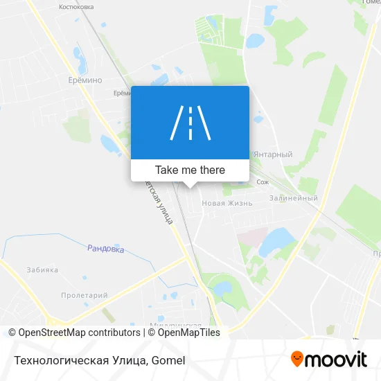 Технологическая Улица map