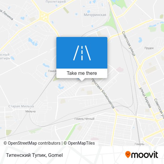 Титенский Тупик map