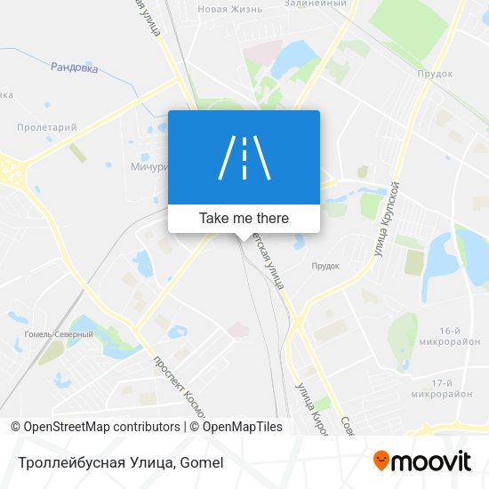 Троллейбусная Улица map