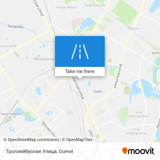 Троллейбусная Улица map