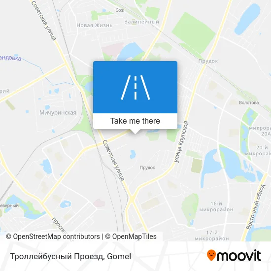 Троллейбусный Проезд map