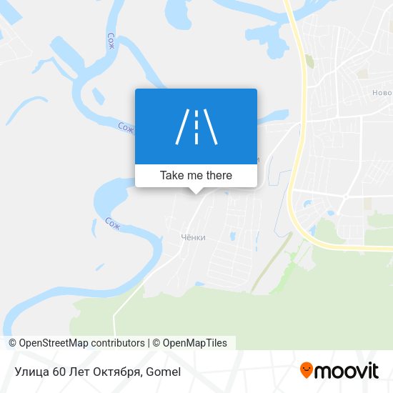 Улица 60 Лет Октября map