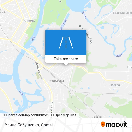 Улица Бабушкина map