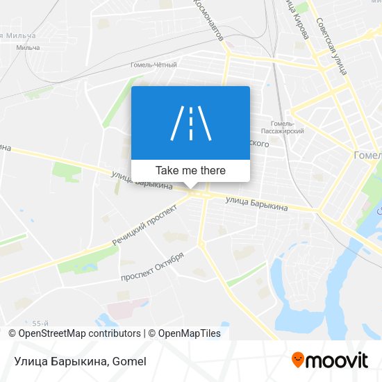 Улица Барыкина map