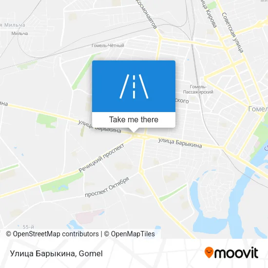 Улица Барыкина map