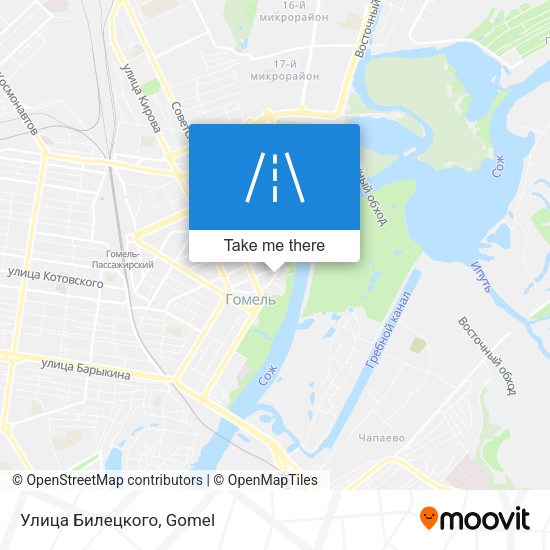 Улица Билецкого map