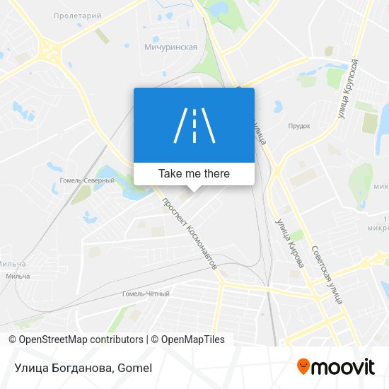 Улица Богданова map