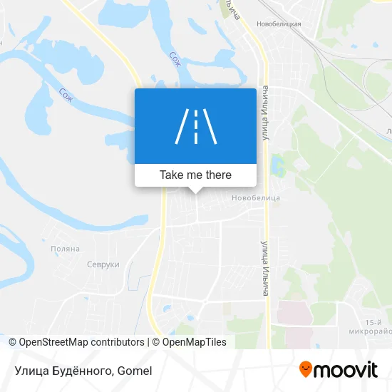 Улица Будённого map