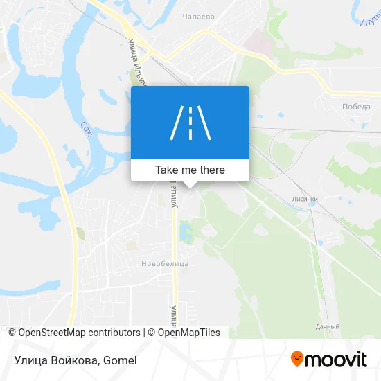 Улица Войкова map