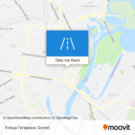 Улица Гагарина map