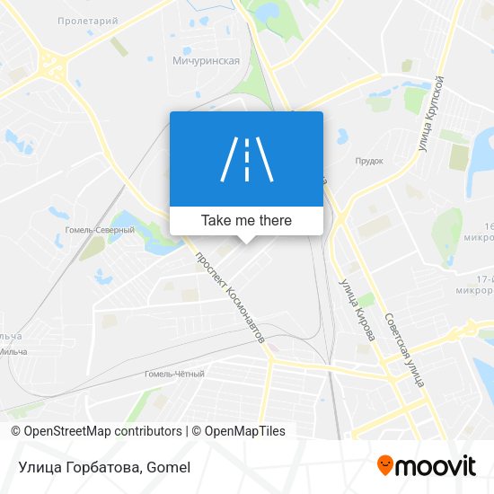 Улица Горбатова map