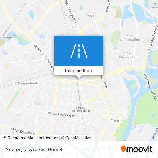 Улица Докутович map