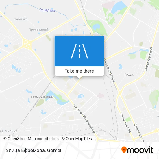 Улица Ефремова map