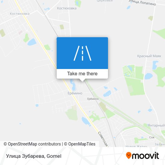 Улица Зубарева map