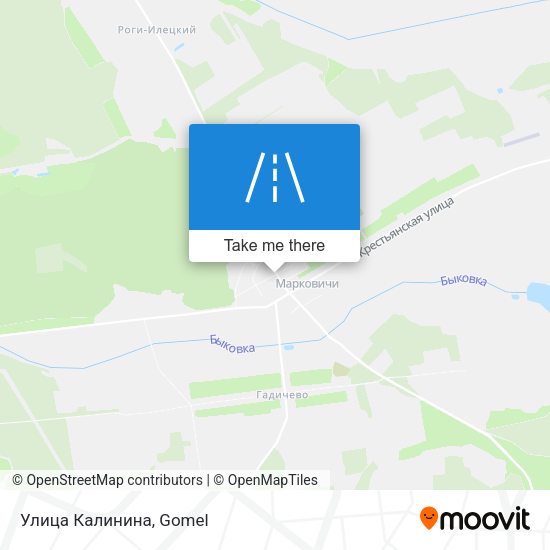 Улица Калинина map
