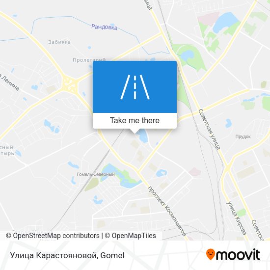 Улица Карастояновой map