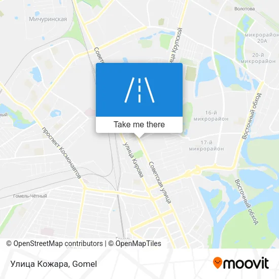 Улица Кожара map