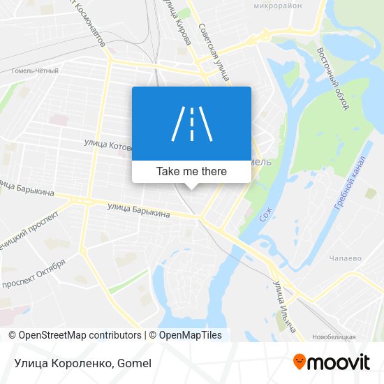 Улица Короленко map