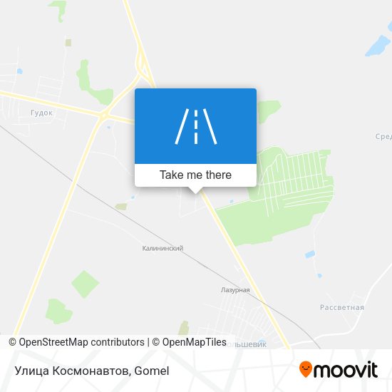 Улица Космонавтов map