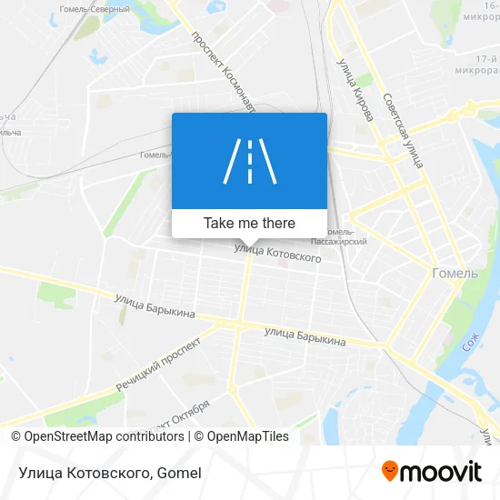 Улица Котовского map