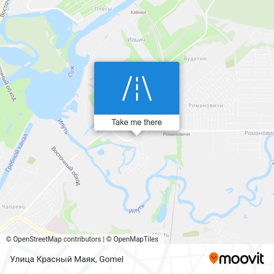 Улица Красный Маяк map