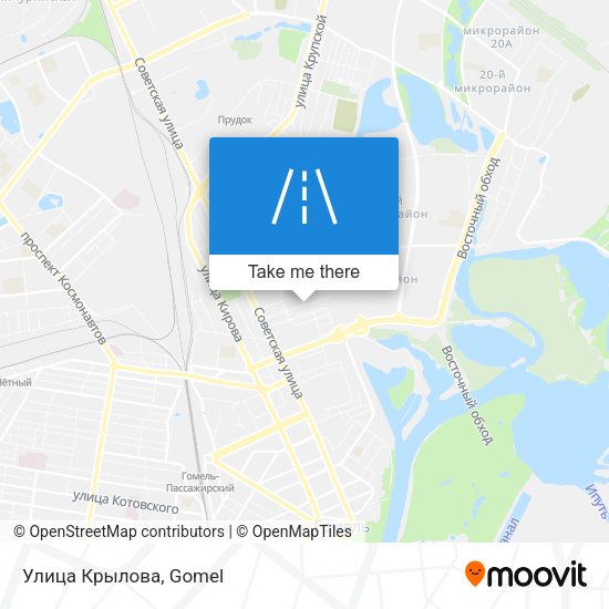 Улица Крылова map