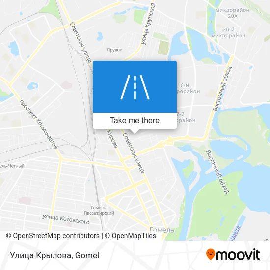Улица Крылова map