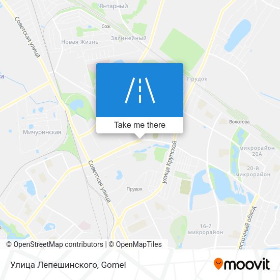 Улица Лепешинского map