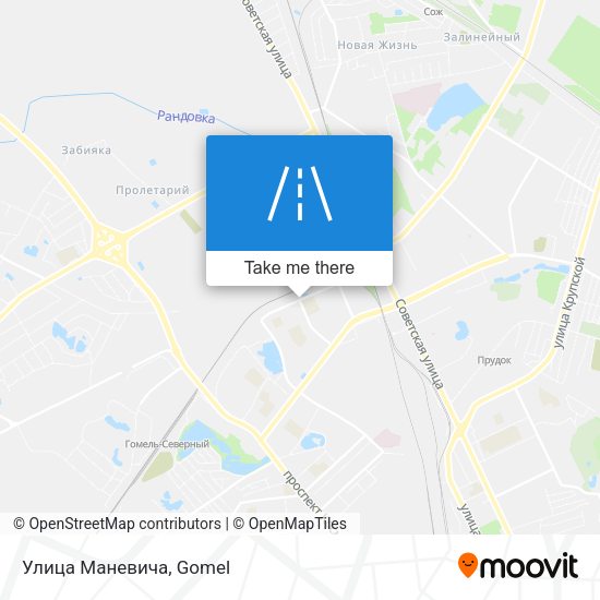 Улица Маневича map