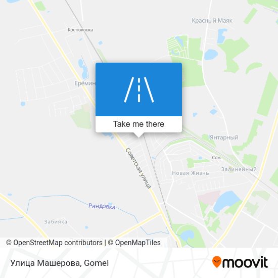 Улица Машерова map