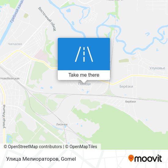 Улица Мелиораторов map