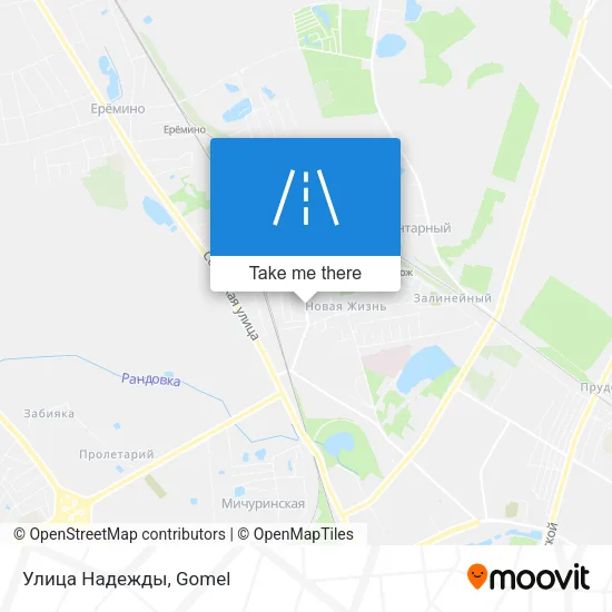 Улица Надежды map