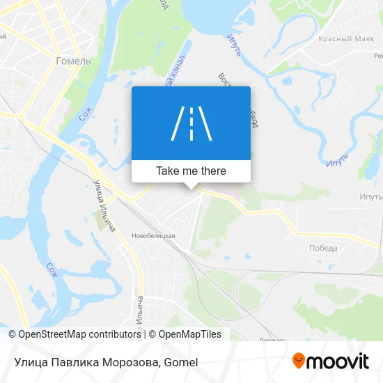 Улица Павлика Морозова map