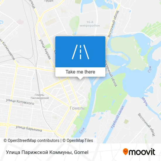 Улица Парижской Коммуны map