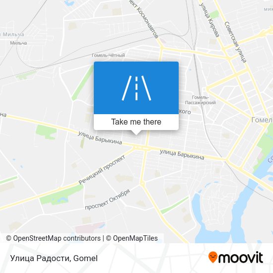 Улица Радости map