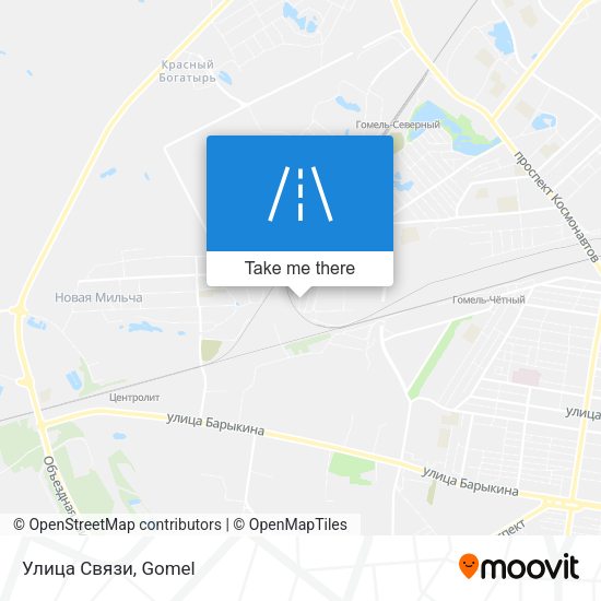 Улица Связи map