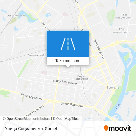Улица Социализма map