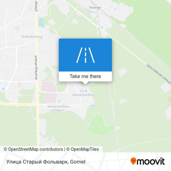 Улица Старый Фольварк map