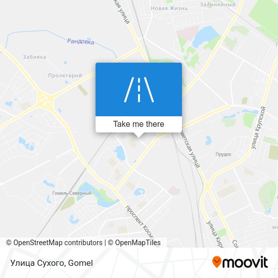 Улица Сухого map