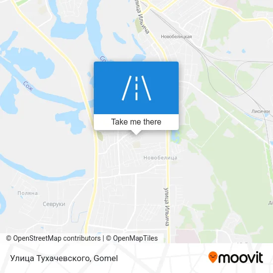 Улица Тухачевского map