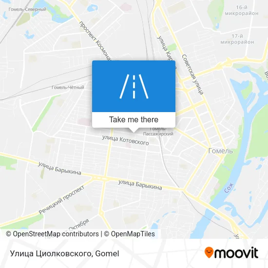 Улица Циолковского map