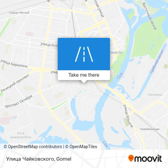 Улица Чайковского map