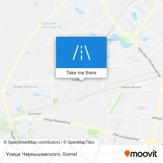 Улица Чернышевского map